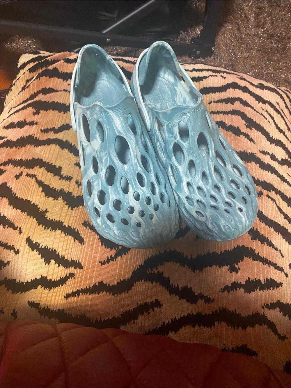 Merrell Light Blue Ventilated Slip-On Clog women’s 11